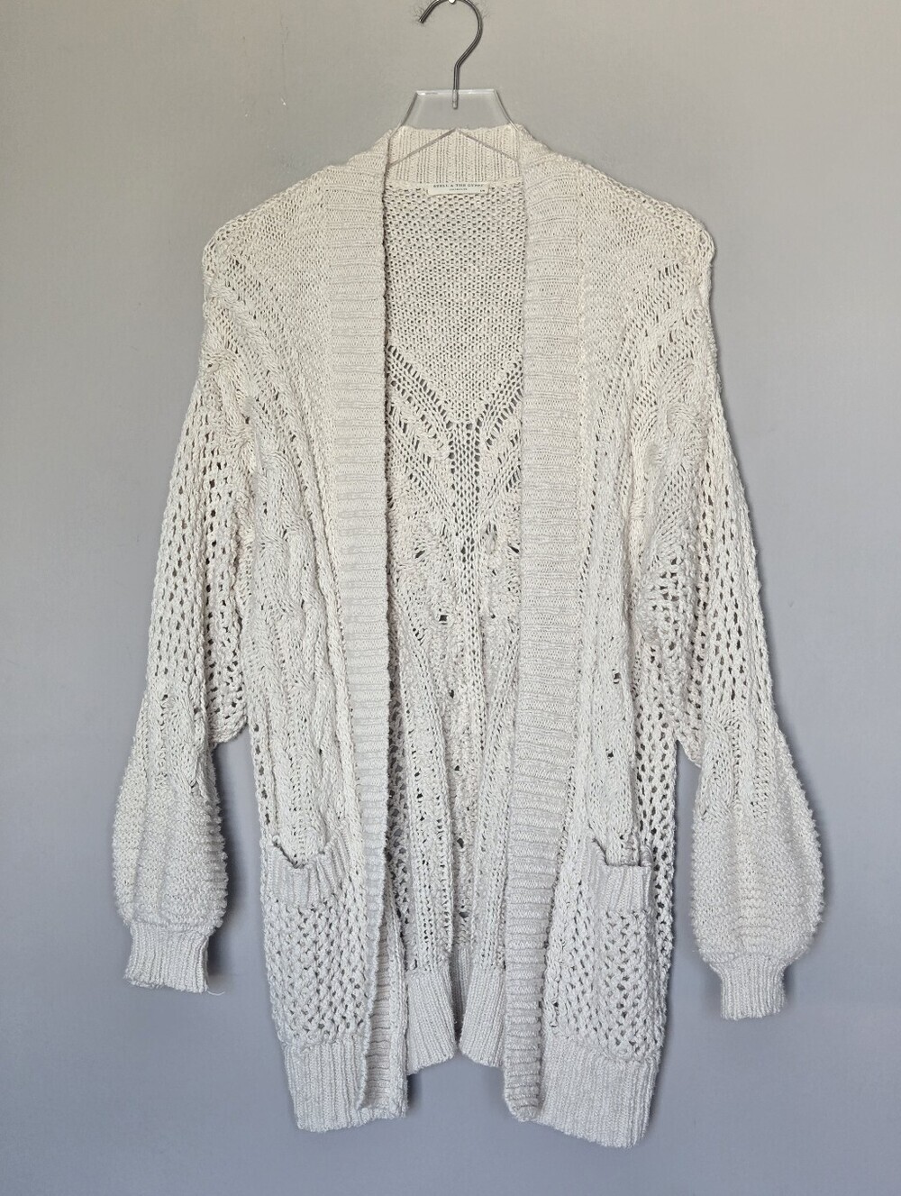 Spell Carmen Knit Cardigan in Cream Size S/M - Picture 3 of 9